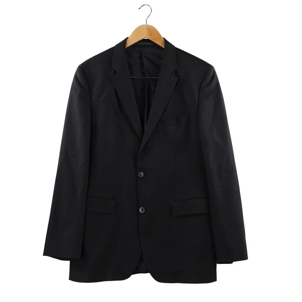 Boss Hugo Boss‎ Men 40L Black Reda Fabric Suit Jacket Blazer Super 100 Bulgaria